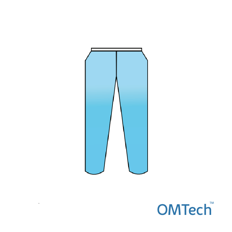 Брюки медичні OMTech™ (розмір 54-56 (ХL) (спанбонд - 30 г/м2), стерильні